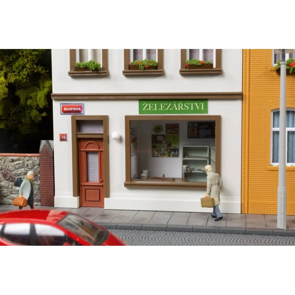 4 maisons en demi-relief SchmidtstraBe AUHAGEN 11467 - HO 1/87 387x45x214mm - 5