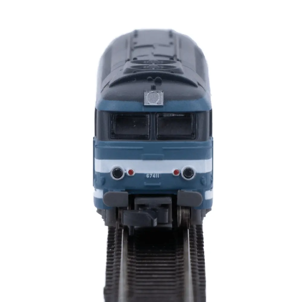 Locomotive Diesel BB 67411 Bleue - Azar Models L01-BL3D - Z 1/220 - SNCF - 2R - EP IV - Digital - 4