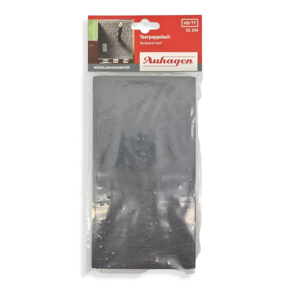 lot de 2 plaques de toit style toit goudronné AUHAGEN 52245 HO TT - 100 x 200 mm - 2