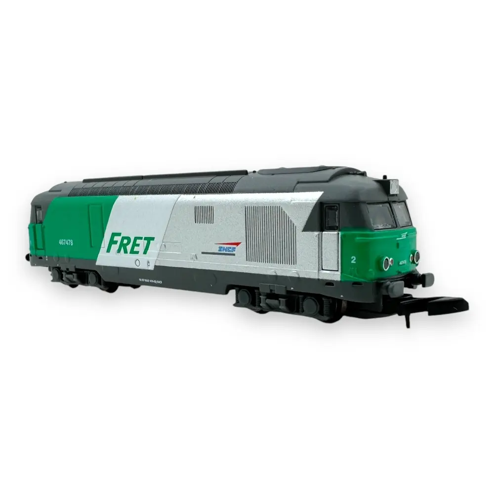 Locomotive diesel BB 67478 Fret - Azar Models L01-FR2D - Z 1/220 - SNCF - Ep V-VI - Digital - 2R - 2