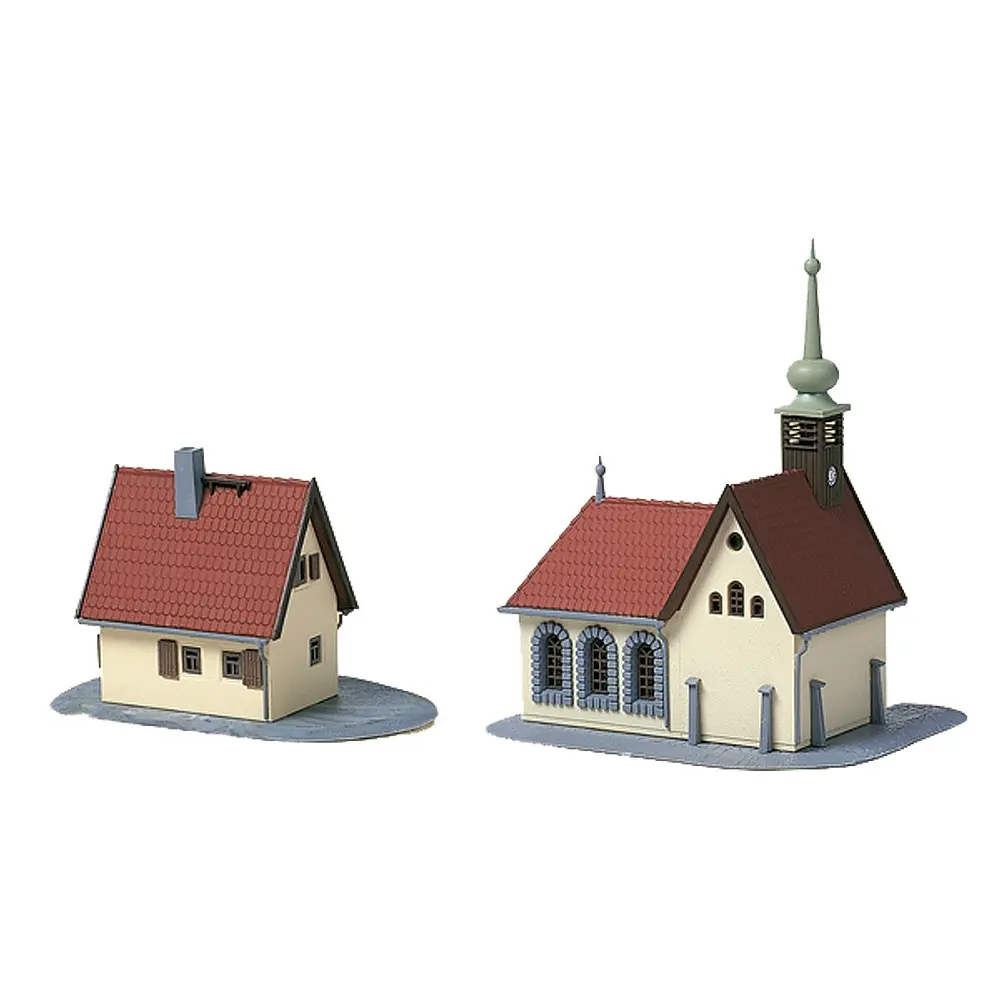 Eglise de village avec sa dépendance - Auhagen 14461 - N 1/160 - 2