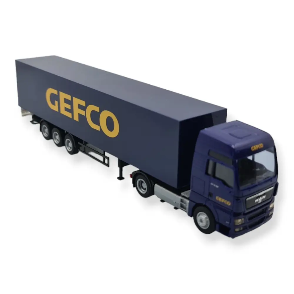 Camion MAN TGX XXL AWM 76186 - HO : 1/87 - Gefco - 2