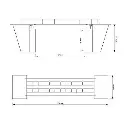 Pont rail route moderne - 1/87 HO - Auhagen 11428 - 3
