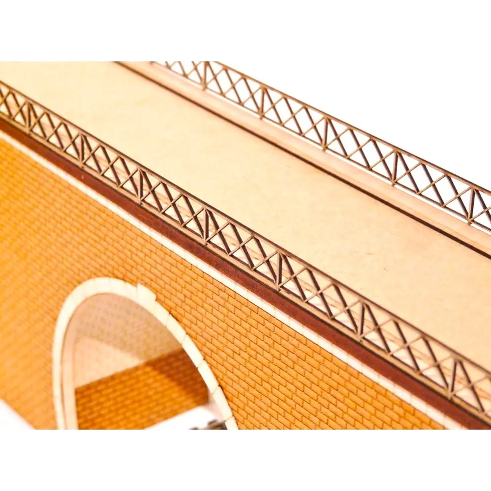 Pont/Tunnel - Double Voie - Bois Modélisme 108001 - HO : 1/87  - 5