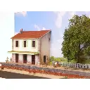 Diorama demi-gare PLM avec deux voies - Bois Modélisme 120001 - HO 1/87 - 7