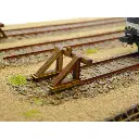 Lot de 12 heurtoirs classiques - Bois Modélisme 113010 - HO 1/87 - 3