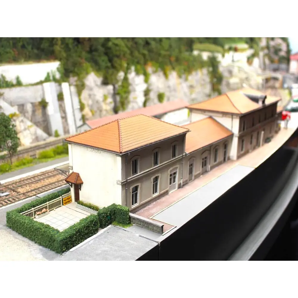 Gare de Saint-Claude 1ère classe "PLM" - Bois Modélisme 101022 - HO 1/87 - 7