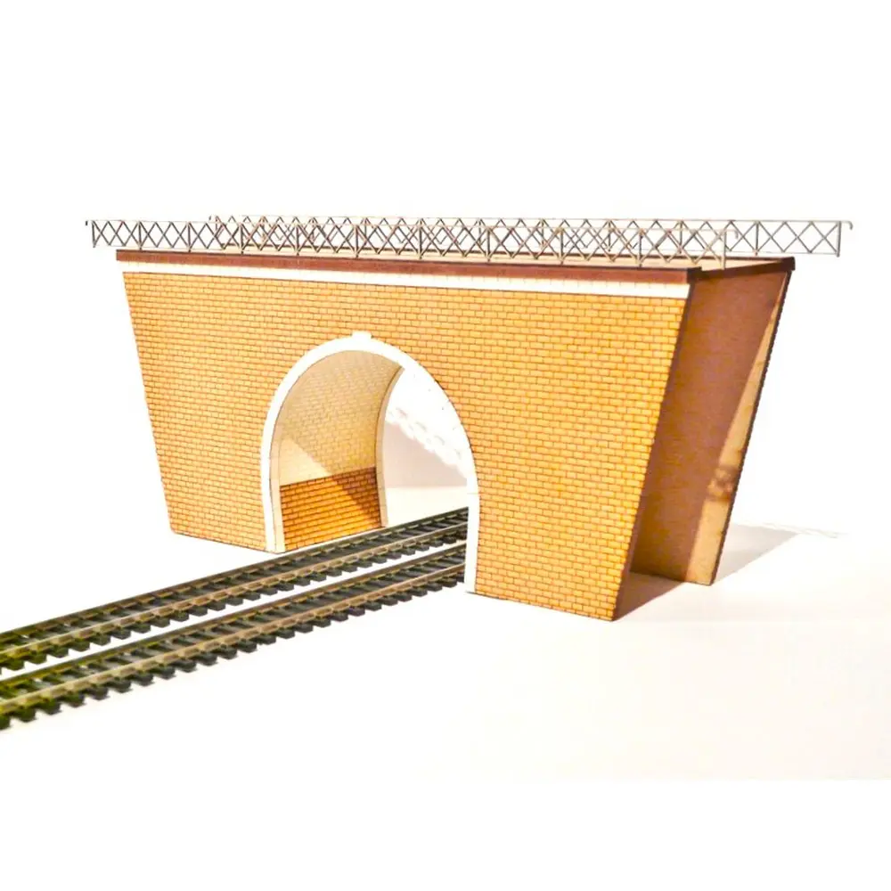 Pont/Tunnel - Double Voie - Bois Modélisme 108001 - HO : 1/87  - 2