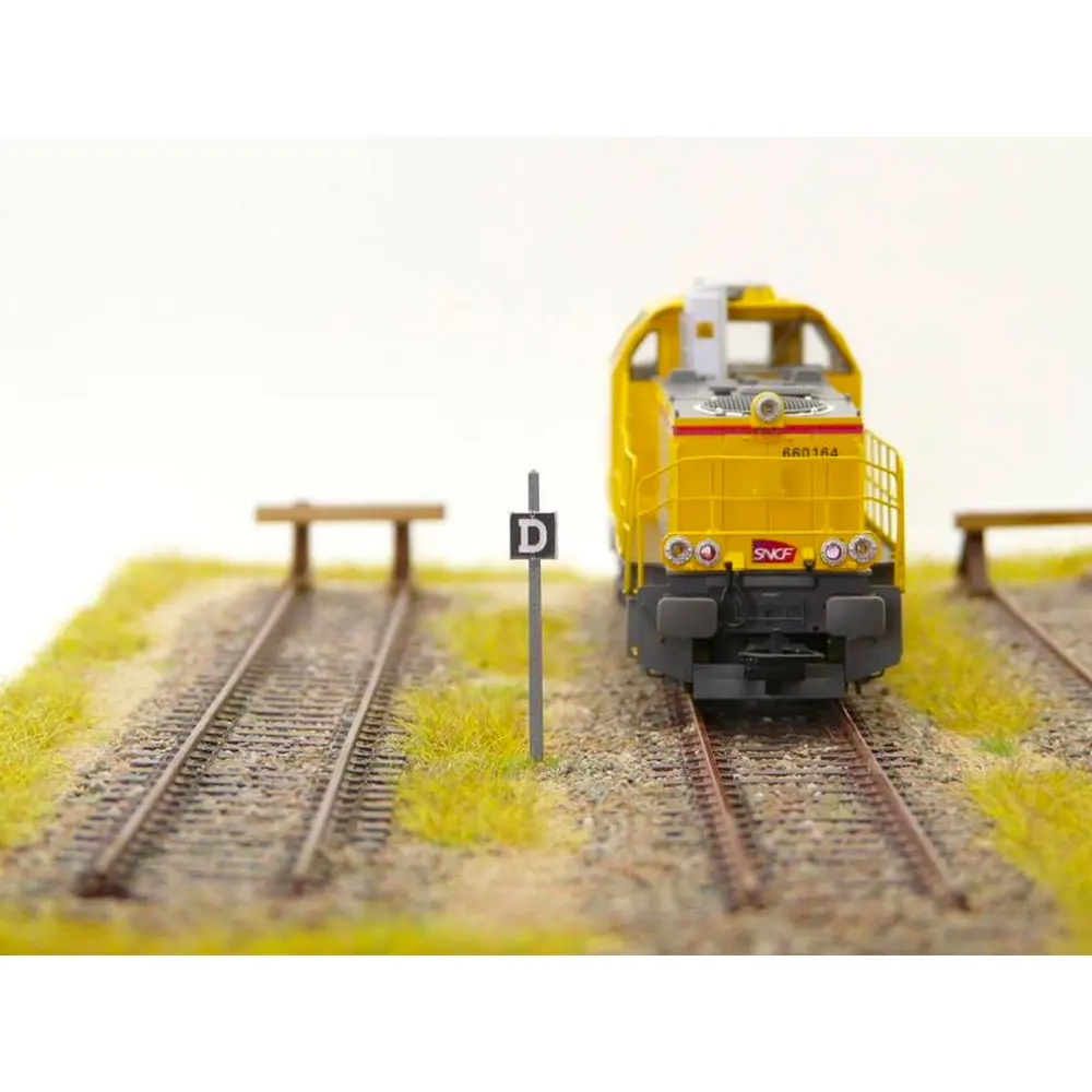 Pancarte "D" Voie de Dépôt BOISMODELISME 215002 - N 1/160 - SNCF - 2