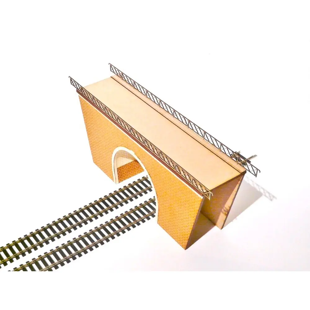 Pont/Tunnel - Double Voie - Bois Modélisme 108001 - HO : 1/87  - 4