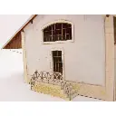 Halle PLM 2 portes - Bois Modélisme 102008 - HO 1/87 - 4