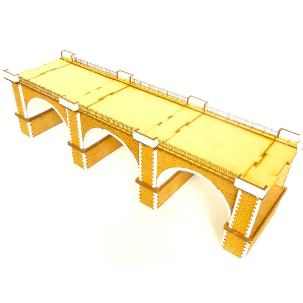 Extension pour viaduc en pierres 2 voies - Bois Modélisme 109013 - HO 1/87 - 135mm  - 2