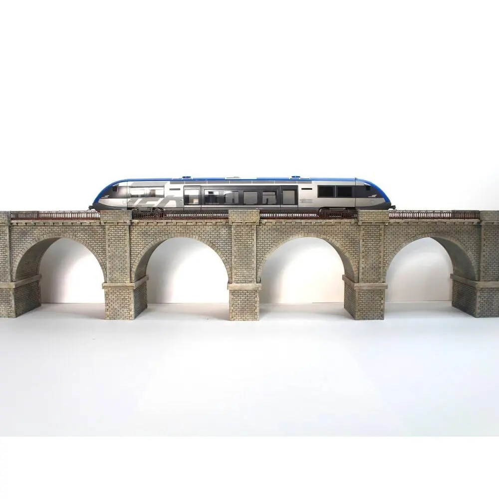 Extension pour Viaduc en Pierres 1 Voie - 160MM - Bois Modélisme 109011 - HO : 1/87 - 5