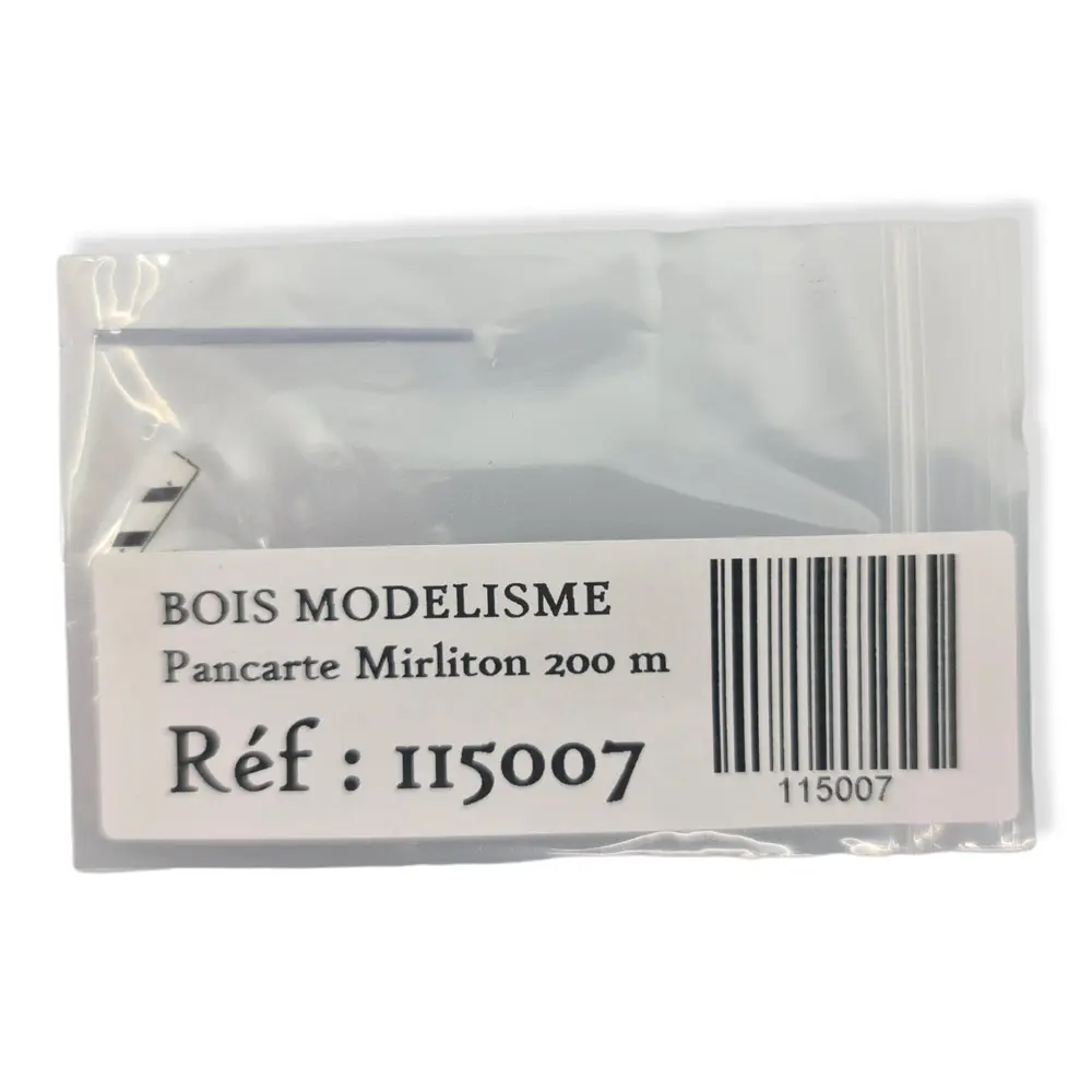 Mirliton 2 bandes "200 mètres" BOISMODELISME 215007 - N 1/160 - SNCF - 3