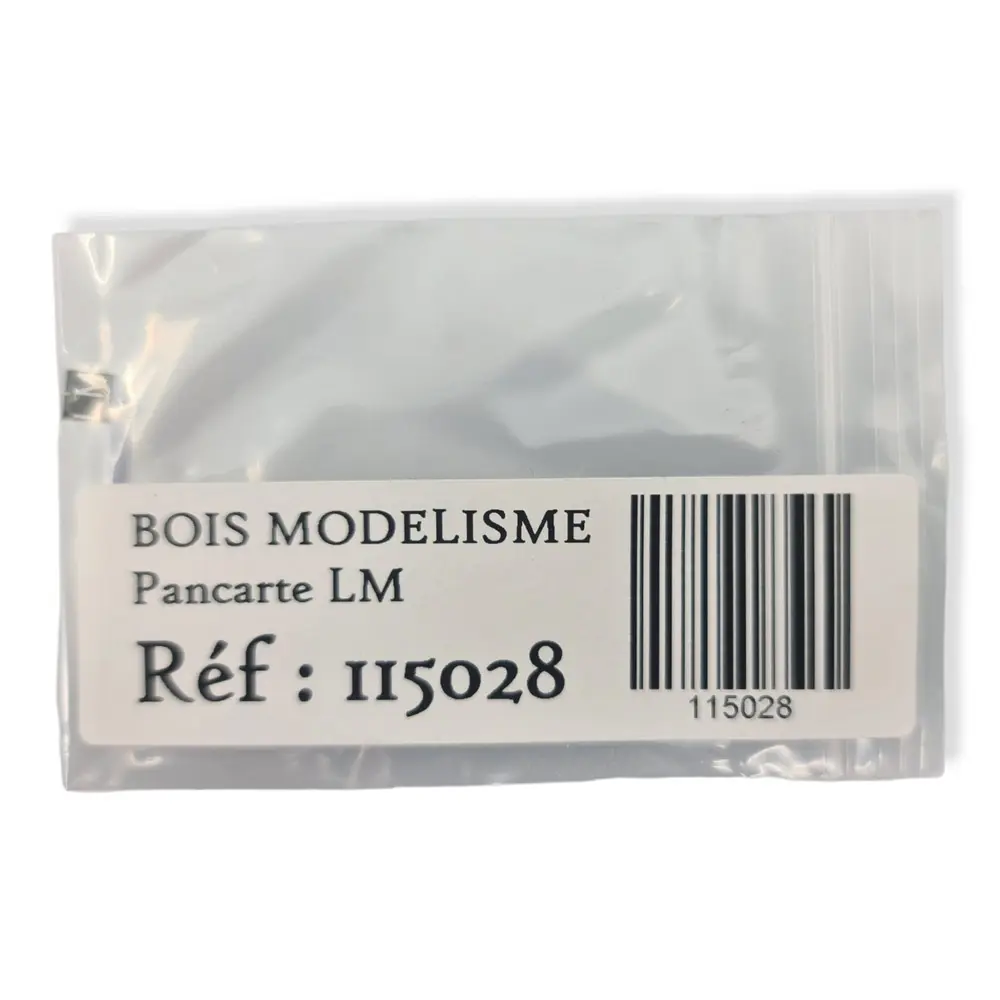 Pancarte "LM" limite de manœuvre BOISMODELISME 215028 - N 1/160 - SNCF - 3