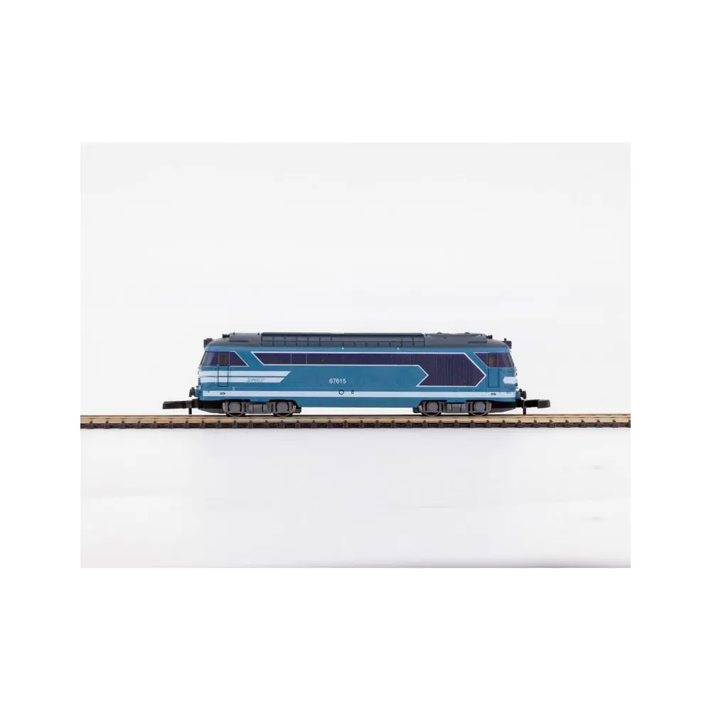 Locomotive diesel BB 67522 Bleu analogique - AZAR MODELS L01-BL2A SNCF - Z 1/220 - EP IV - 2