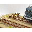 Heurtoir Métallique LED - BOIS MODELISME 113002 - HO 1/87 - 3