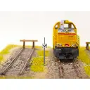 Pancarte Chevron - Entrée/fin aiguille/gare BOISMODELISME 115025 HO 1/87 - SNCF - 2