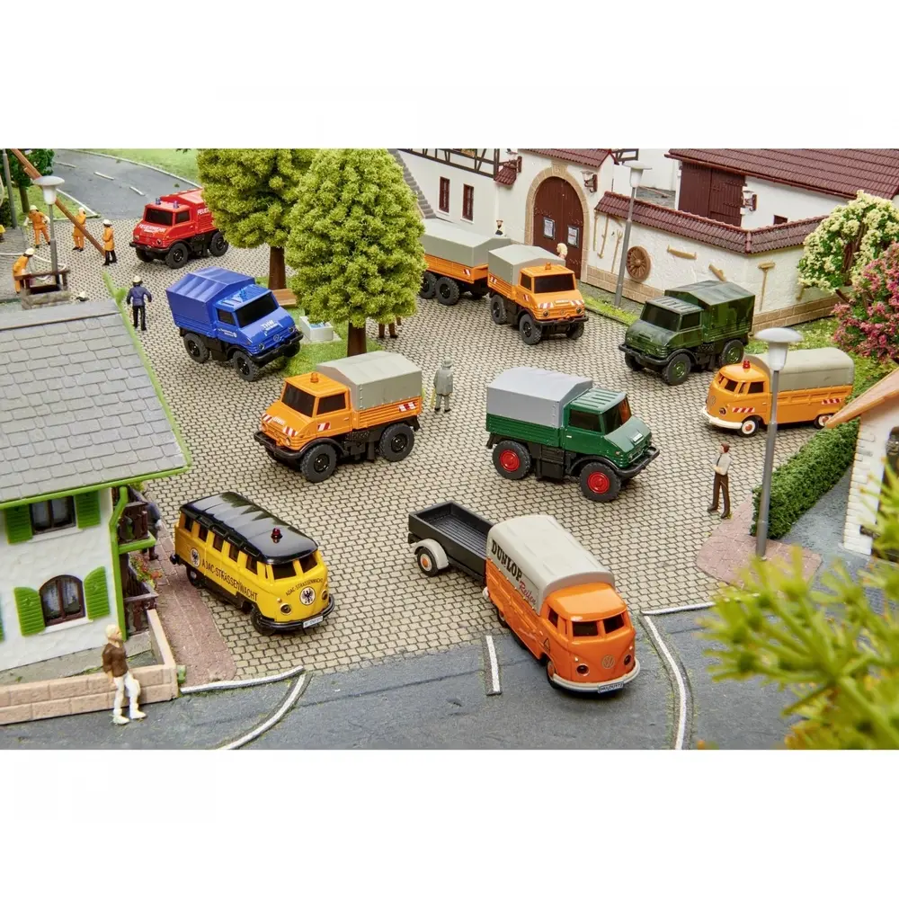 MB Unimog U406 Communal 100% RTR - Carson 500504125 - 1/87 - 14