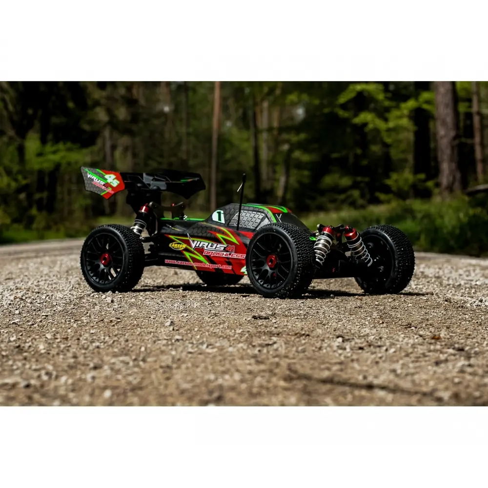 Buggy 4WD Virus 4.1 4S BL 2.4G - 100% RTR - Carson 500409061 - 1/8 - 6