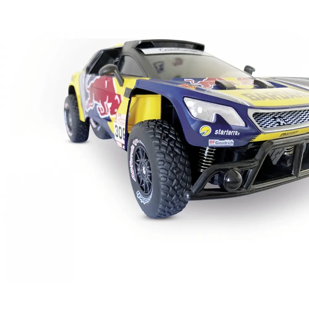 Voiture radiocommande Peugeot 3008 Rallye DKR LOEB 19 - Carson 500404311 - 1/16 - 100% RTR  - 3