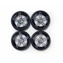 Jeu de 4 roues à 10 rayons argent - Carson 500900173 - 1/10 - 2