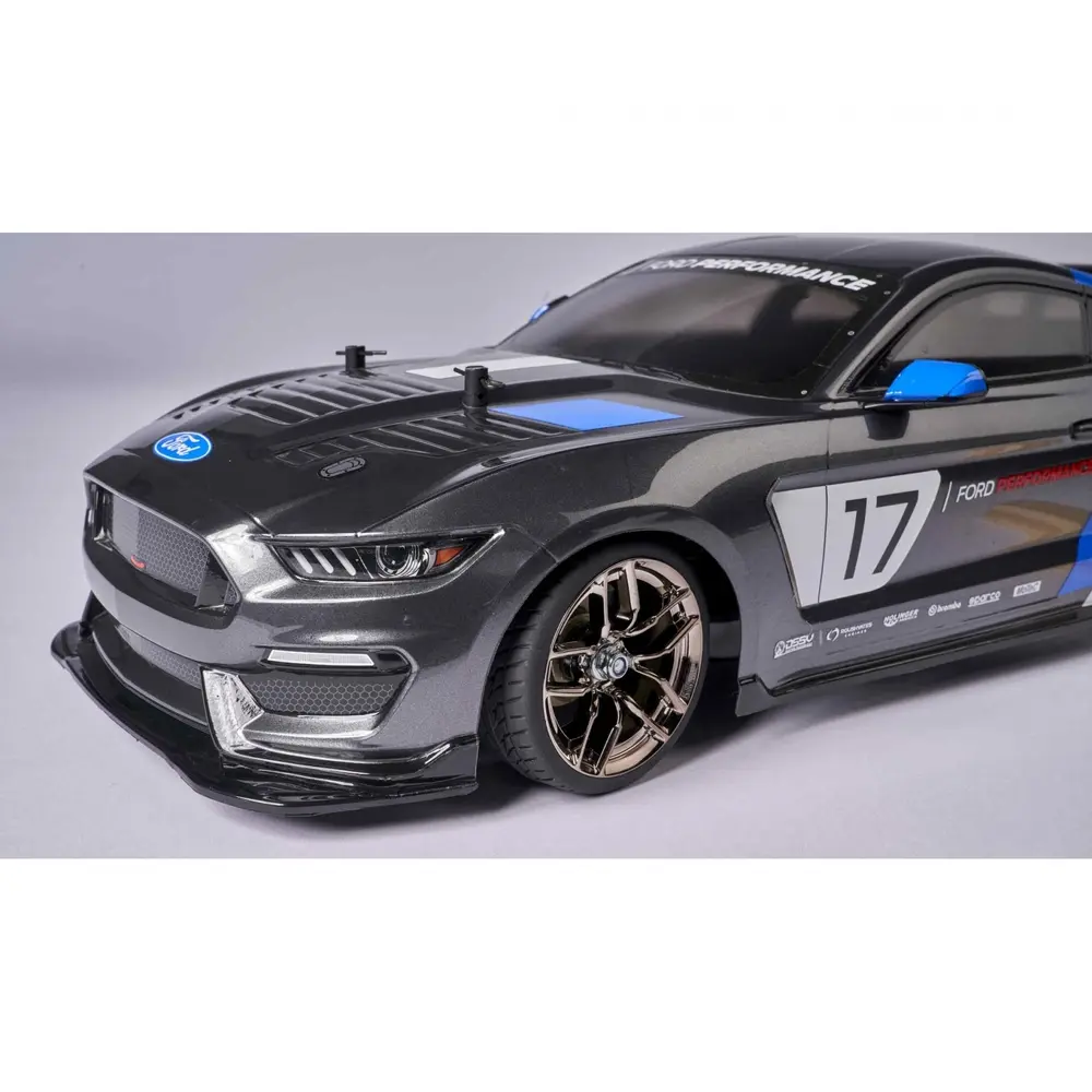 Jeu de 4 roues à 10 rayons chrome fumé - Carson 500900161 - 1/10 - 2