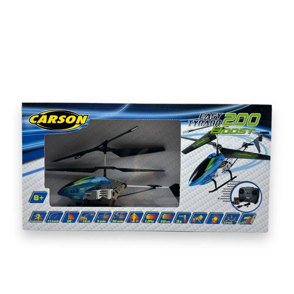 Hélicoptère Easy Tyrann 200 Boost IR 100% RTF - Carson 500507132 - Toutes Echelles  - 7