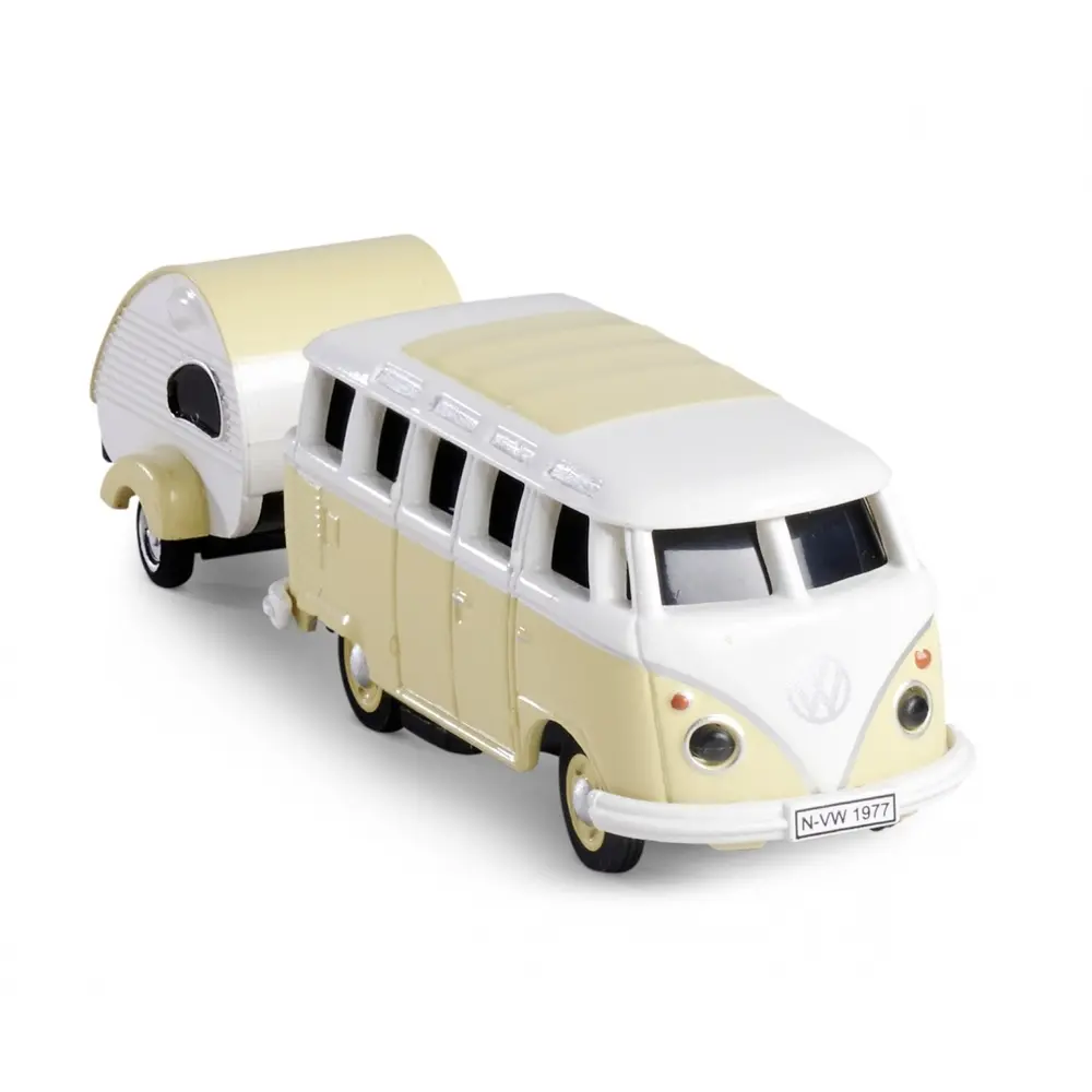 VW T1 SambaBus + remorque 2.4GHz 100 - Carson 500504164 - HO 1/87 - 2