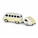 VW T1 SambaBus + remorque 2.4GHz 100 - Carson 500504164 - HO 1/87 - 9