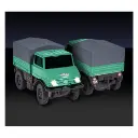 Mercedes-Benz Unimog U406 Forestier avec remorque 2.4G 100% RTR - Carson 500504165 - HO 1/87 - 7