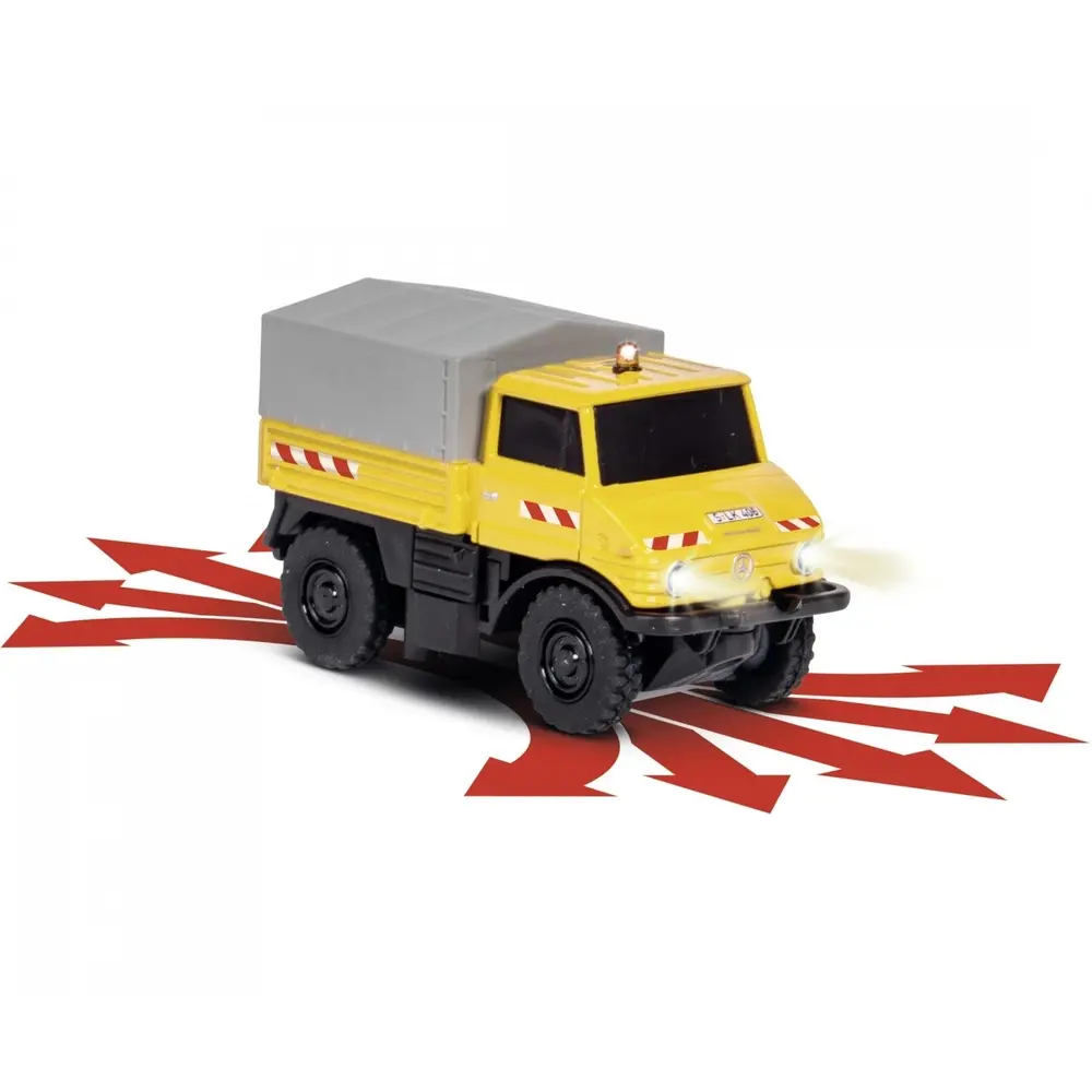 Mercedes-Benz Unimog U406 Véhicules rail-route 100% RTR - Carson 500504146 - HO 1/87 - 3