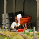 Scénette "Réparation de bateau" - Busch 79815 - HO 1/87 - 2