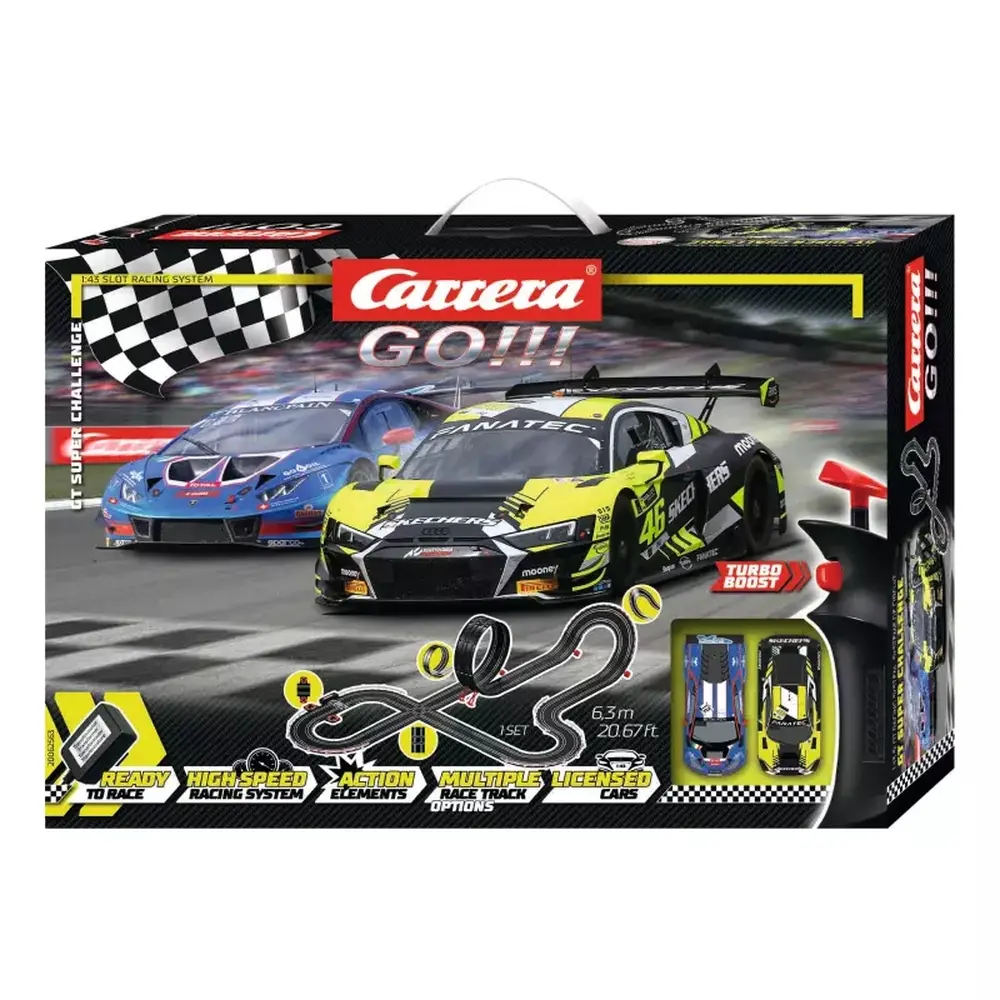 Coffret GT Super Challenge - Carrera GO!!! 62563 - 1/43 - Analogique - 2