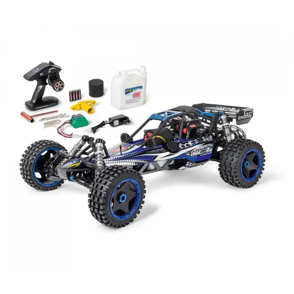 Buggy Wild GP Attack 2,4G 100% RTR - Bleu - Carson 500304033 - 1/5 - 3