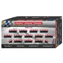 12 Bordures extérieures courbe relevé radius 4 15° - Carrera 20580 - 1/24 - 2