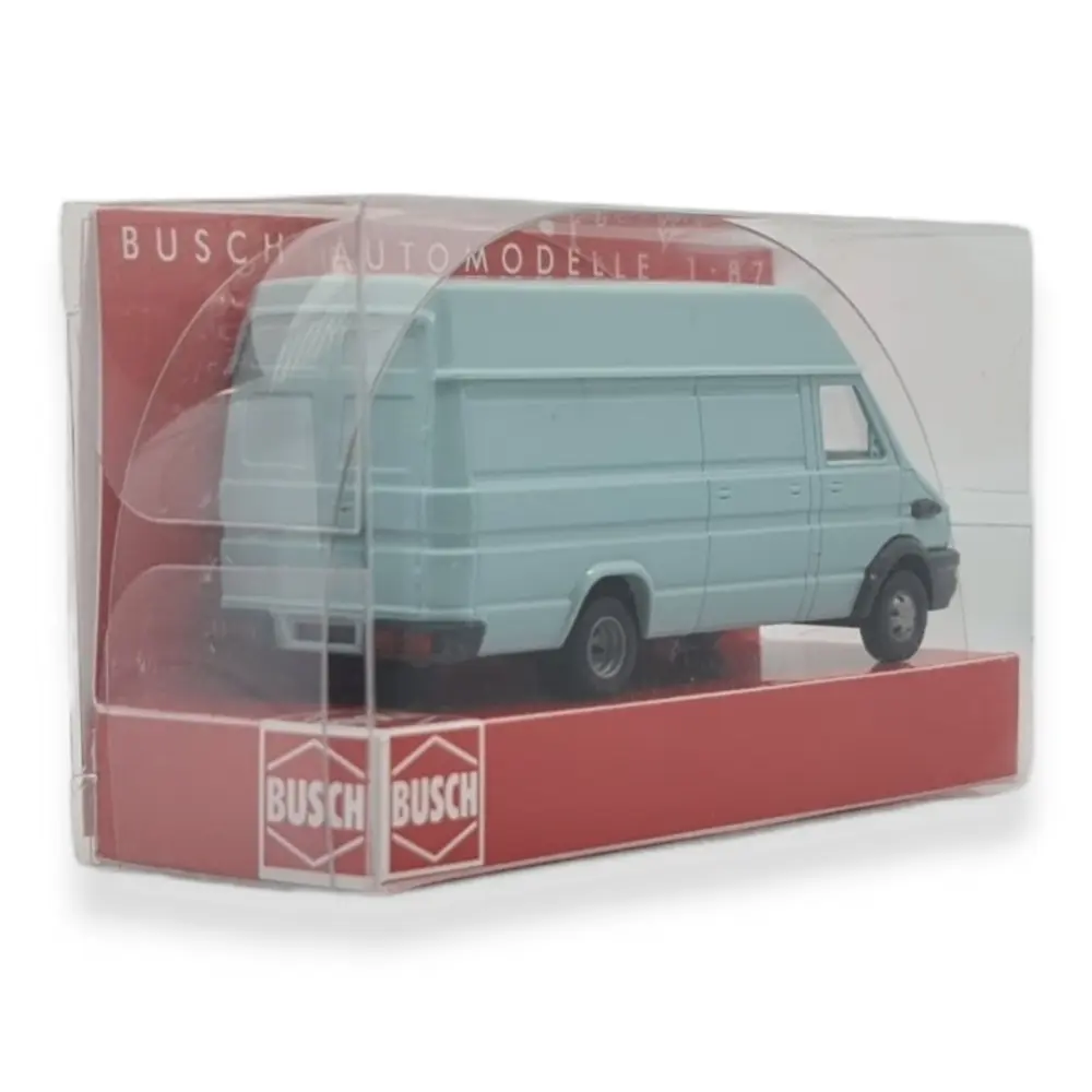 Véhicule Fourgon Iveco - Vert turquoise - BUSCH 89115 - HO 1/87 - 2