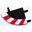 6 Accotements intérieurs pour virage 1/30° - Carrera 20590 - 1/24 - 3