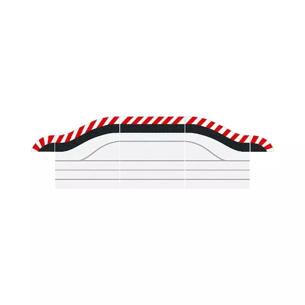 5 Bordures pour voie des arrêts aux stands - Carrera 20602 - 1/24 - 2