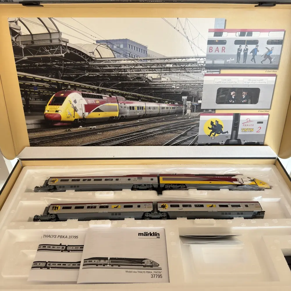 TGV Thalys Tintin et Milou 10 éléments - Märklin 37795 - HO 1/87 - SNCF - Ep VI - Digital sound - 3R - 2
