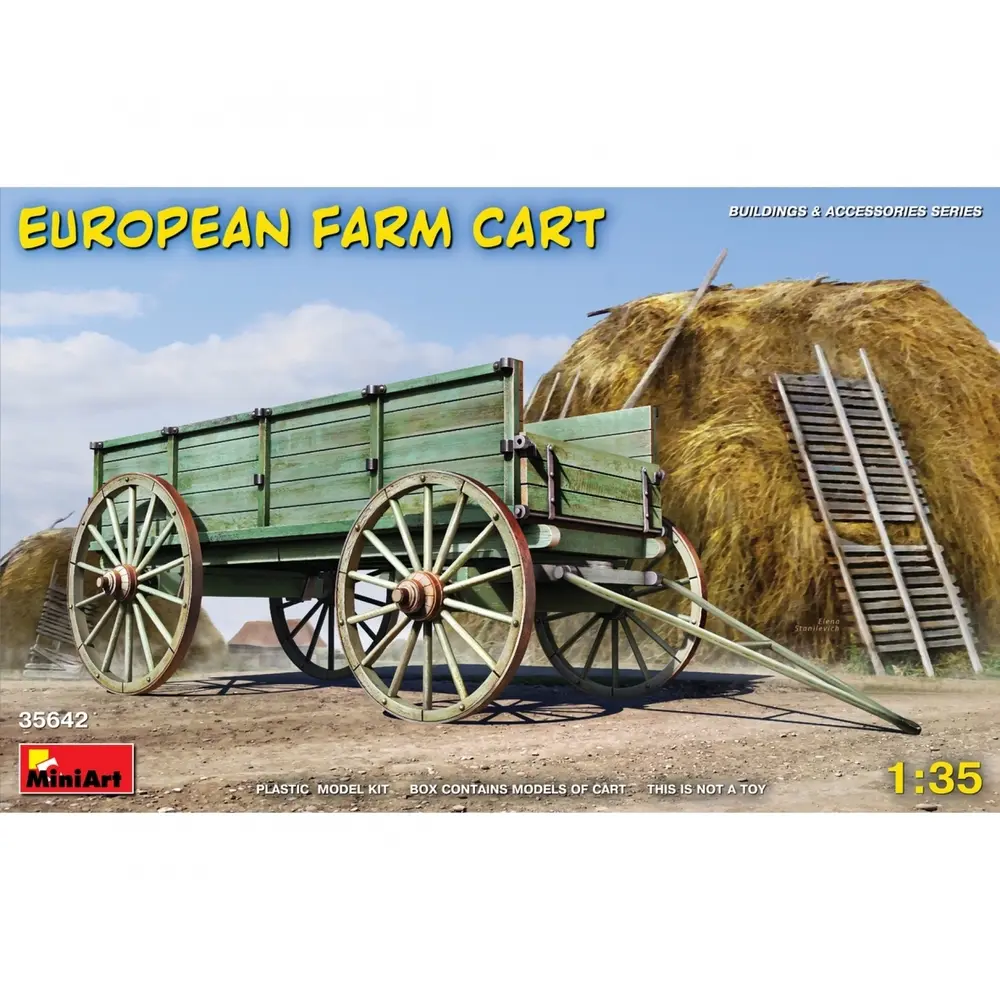 Chariot de ferme - Carson miniart 550035642 - 1/35 - 2