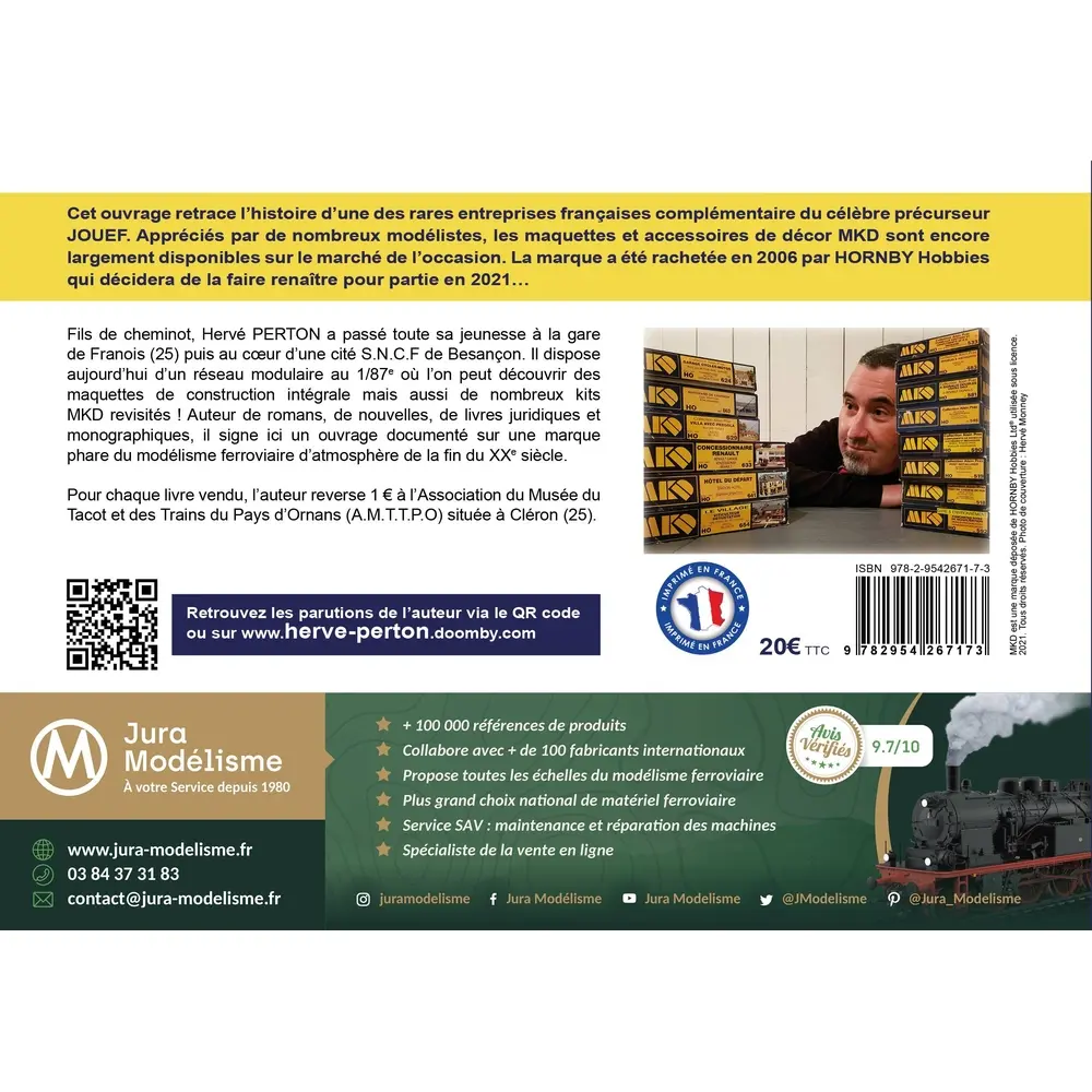 Livre MKD la passion du décor  - "40 ans de MKD" - réalisé par Hervé Perton - 2