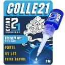 Colle Résine Blanche LED UV - Colle21 - 25mL - 3