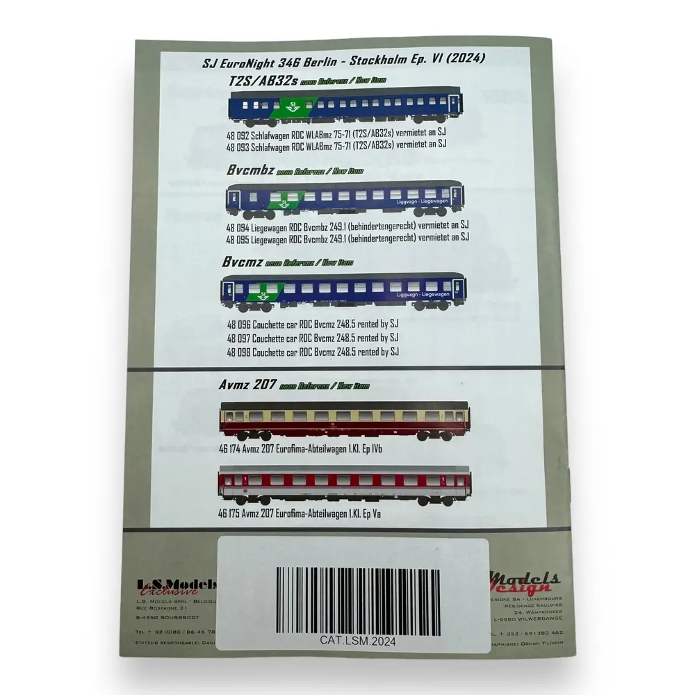 Catalogue LS Models 2024 - LS Models CAT.LSM.2024 - 8 pages - 2