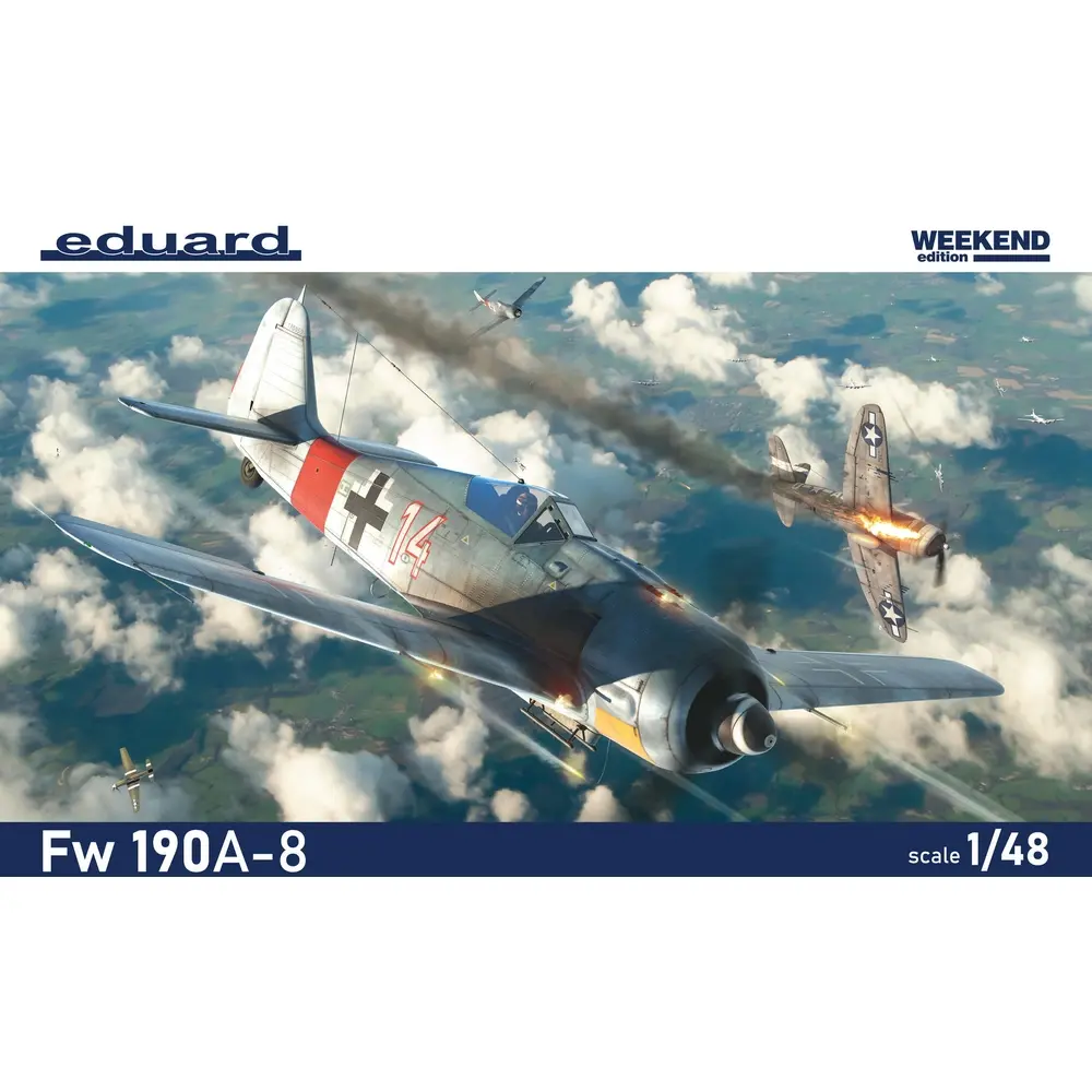 Avion de combat allemand - FW-190A-8 - Eduard Plastic Kits 84116 - 1/48 - 2