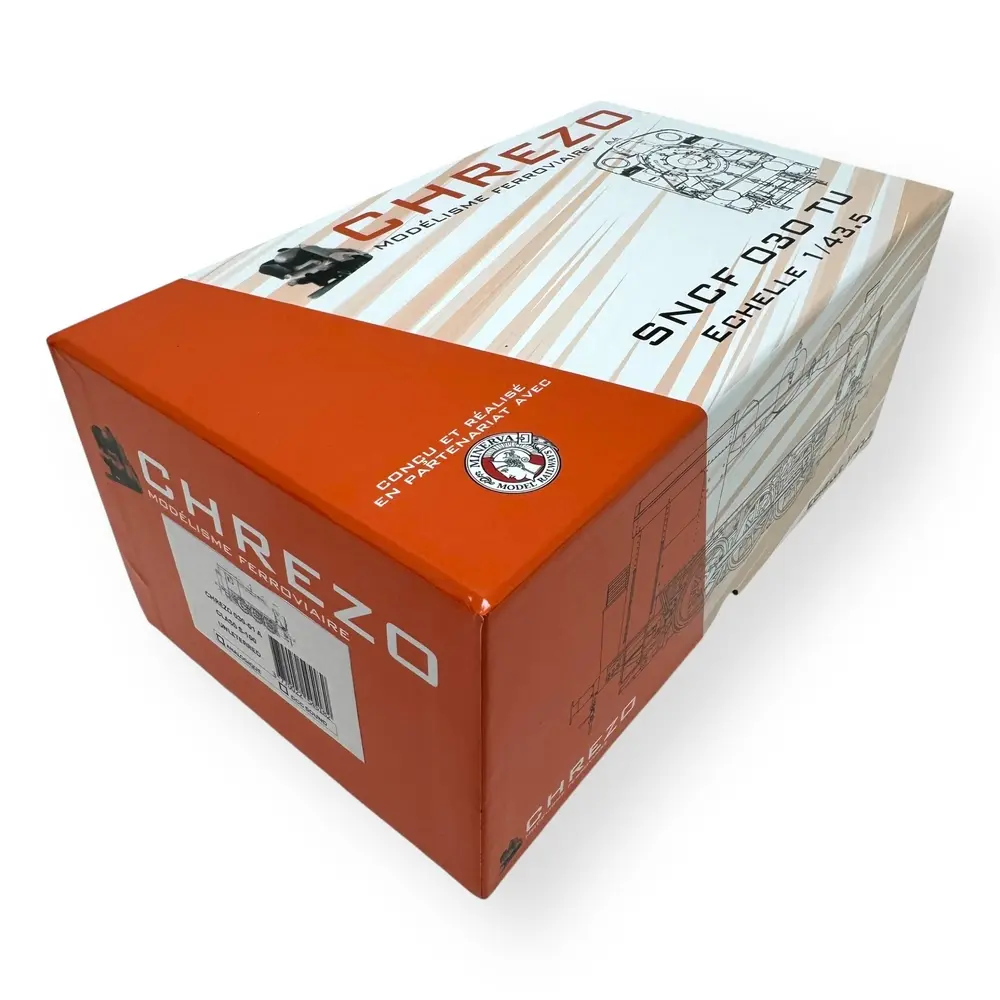 Locomotive à vapeur 030 TU grise sans marquage - Chrezo 030-01 - 0 1/43 - SNCF - Analogique - EP. III - 4