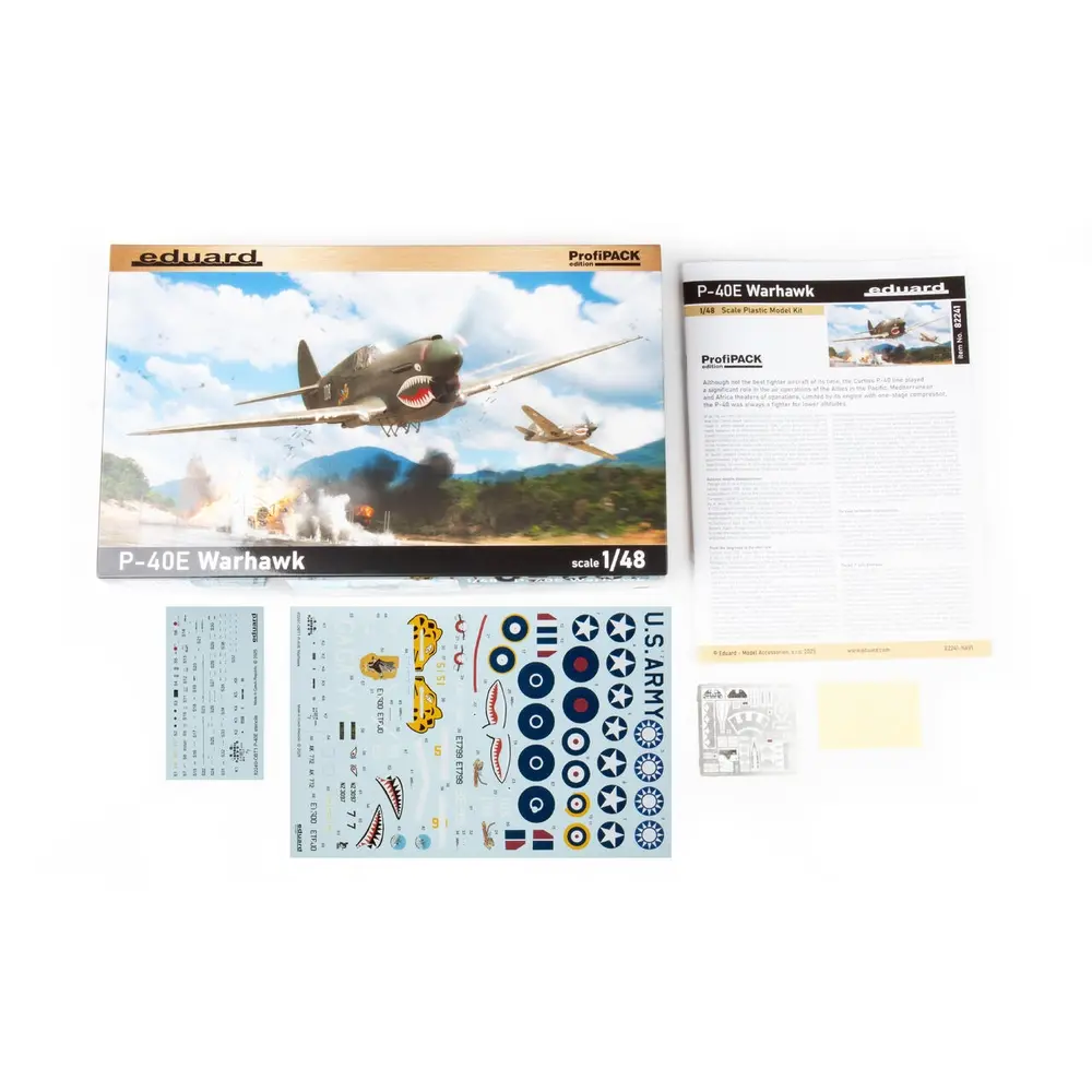 Avion P-40E Warhawk ProfiPack Edition - Eduard Plastic Kits 82241 - 1/48 - 9