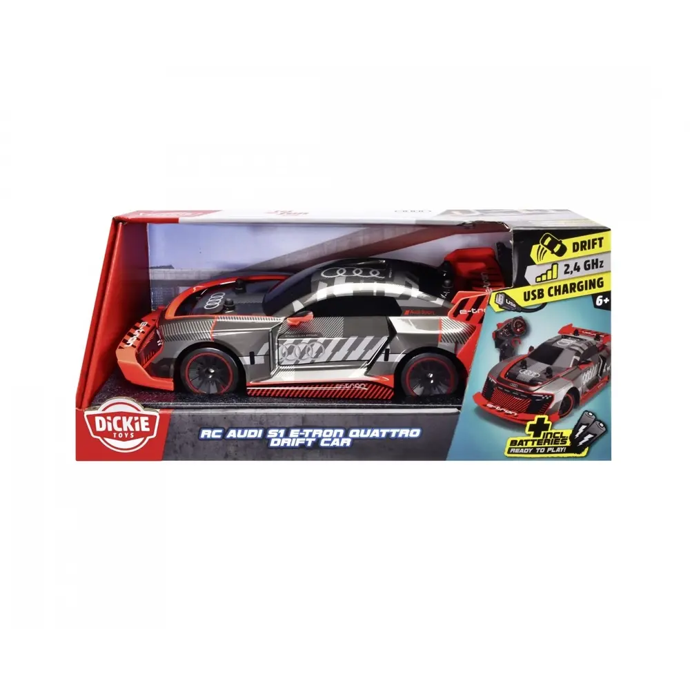 RC Audi S1 E-Tron Quattro Drift Car - Dickie Toys 201106011 - 1/16 - 7