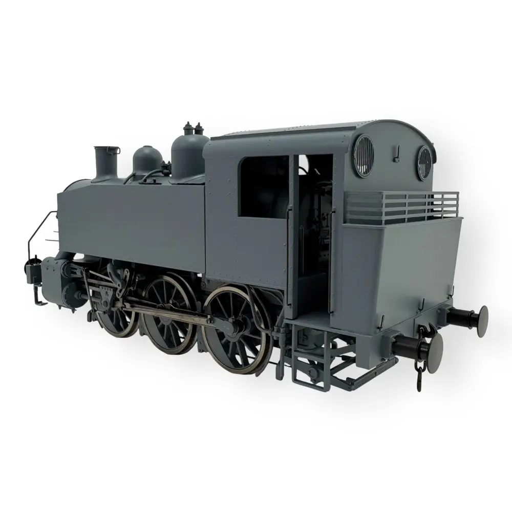 Locomotive à vapeur 030 TU grise sans marquage - Chrezo 030-01 - 0 1/43 - SNCF - Analogique - EP. III - 2