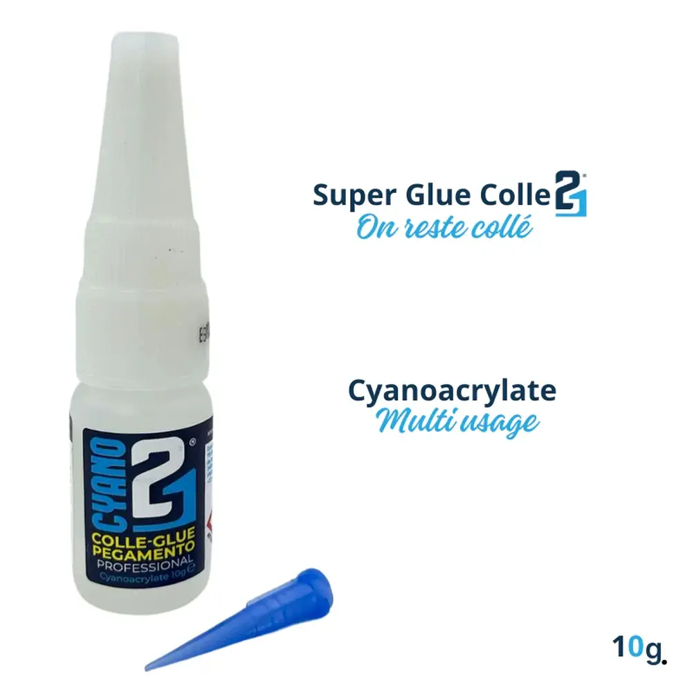Super Glue Colle Cyanoacrylate - Colle21 - 10g - 5